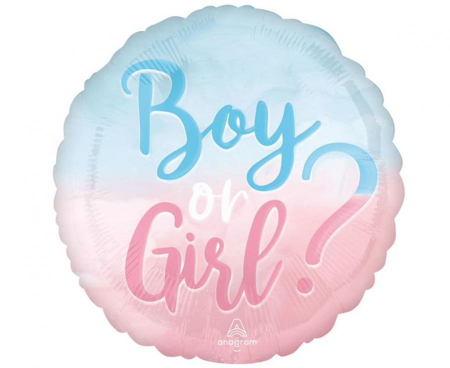 Folienballon 18" – Big Reveal Gender