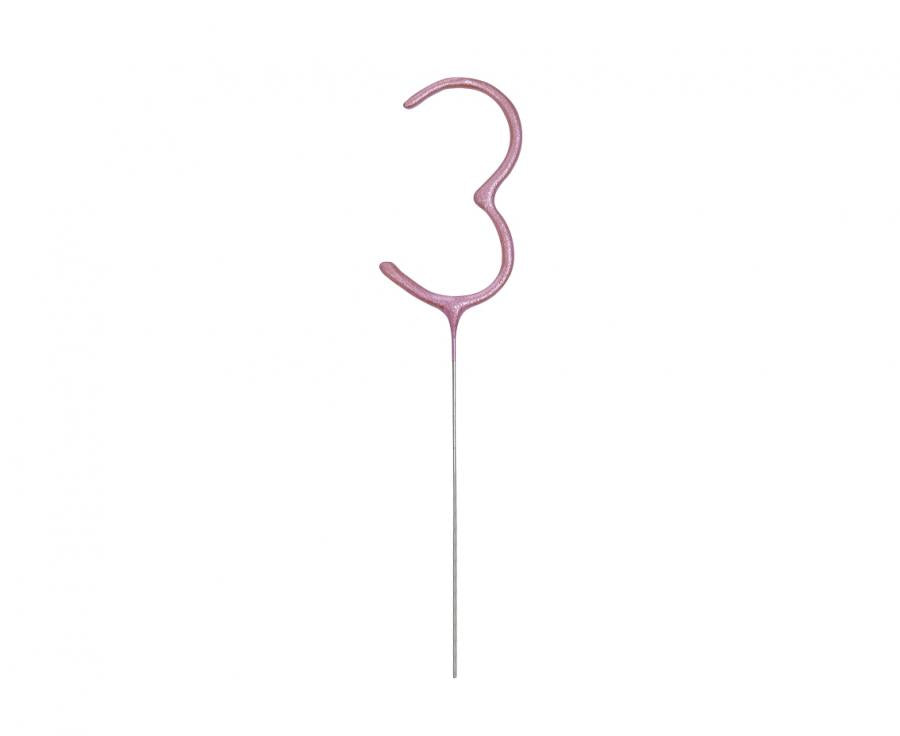 Wunderkerzen, number 3, Rosa