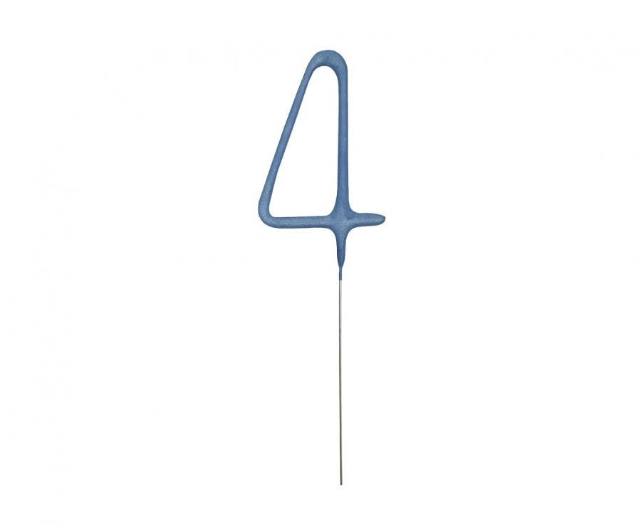 Wunderkerzen, number 4, Blau