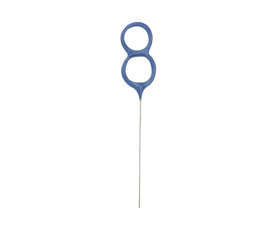 Wunderkerzen, number 8, Blau