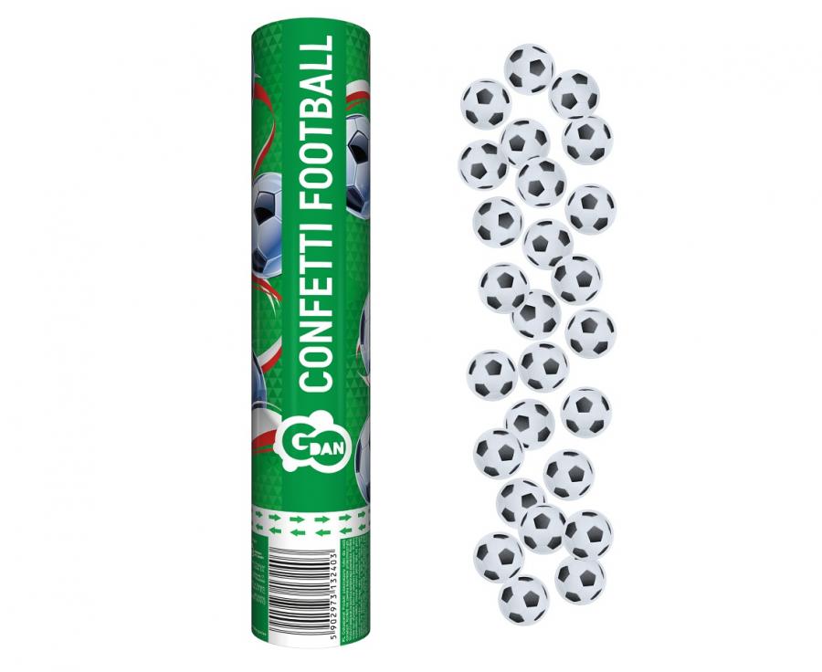 Confetti cannon Football Game, 30 cm