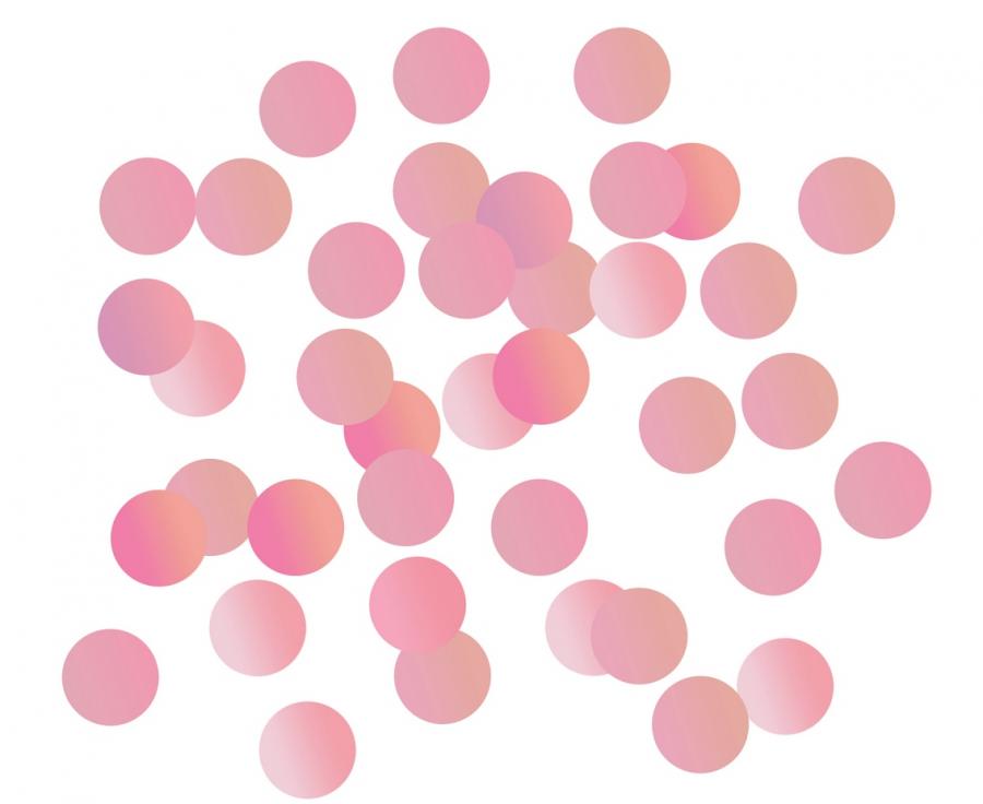 Folien confetti Circles, 1.5 cm, 18g, rose Gold EOL