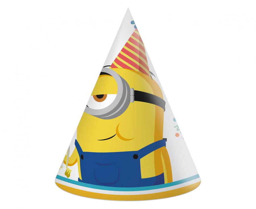 Paper hats Minions 2 - The Rise of Gru, 6 Stk.