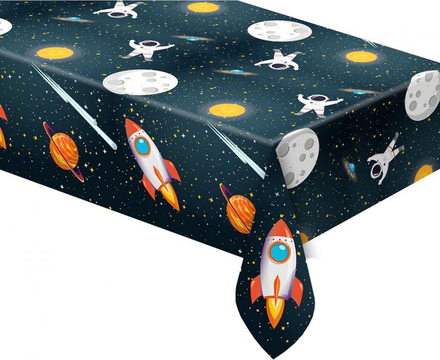 Kunststoff Tischtuch Rocket Space 120x180 cm