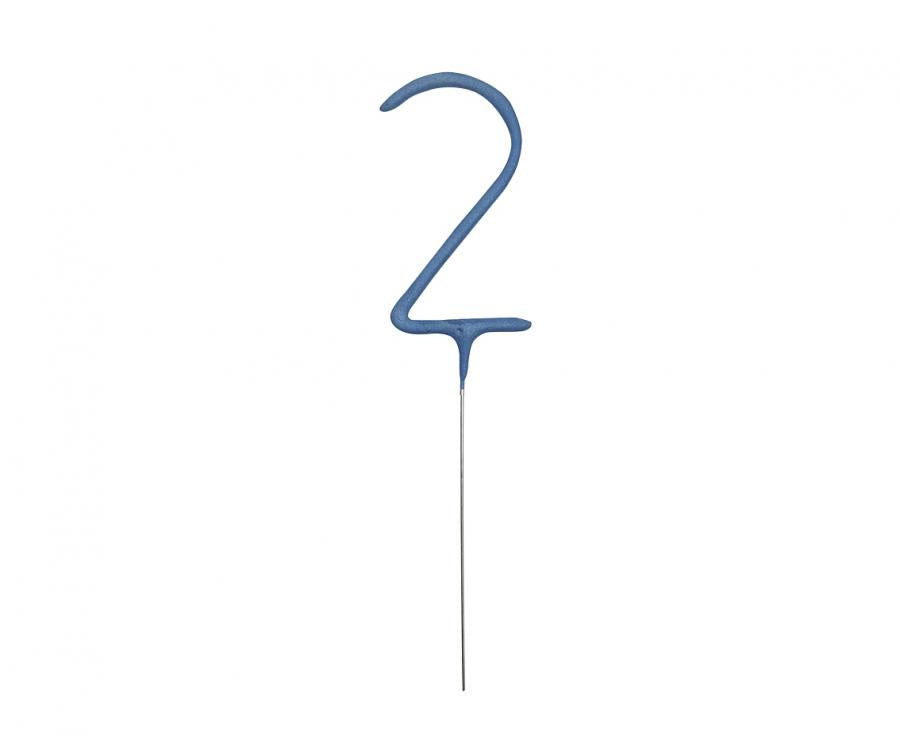 Wunderkerzen, number 2 Blau