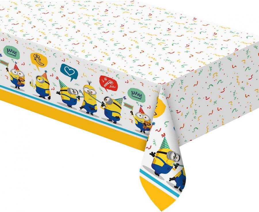 Folien table cloth Minions 2 - The Rise of Gru - 120 x 180 cm